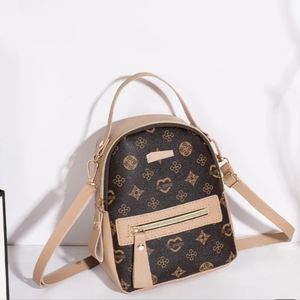 Children and adults Mini leather bag pack (choose your colors)